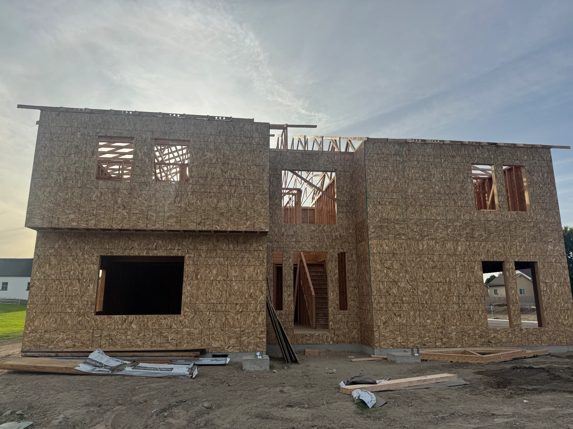 AM Construction residence under construction